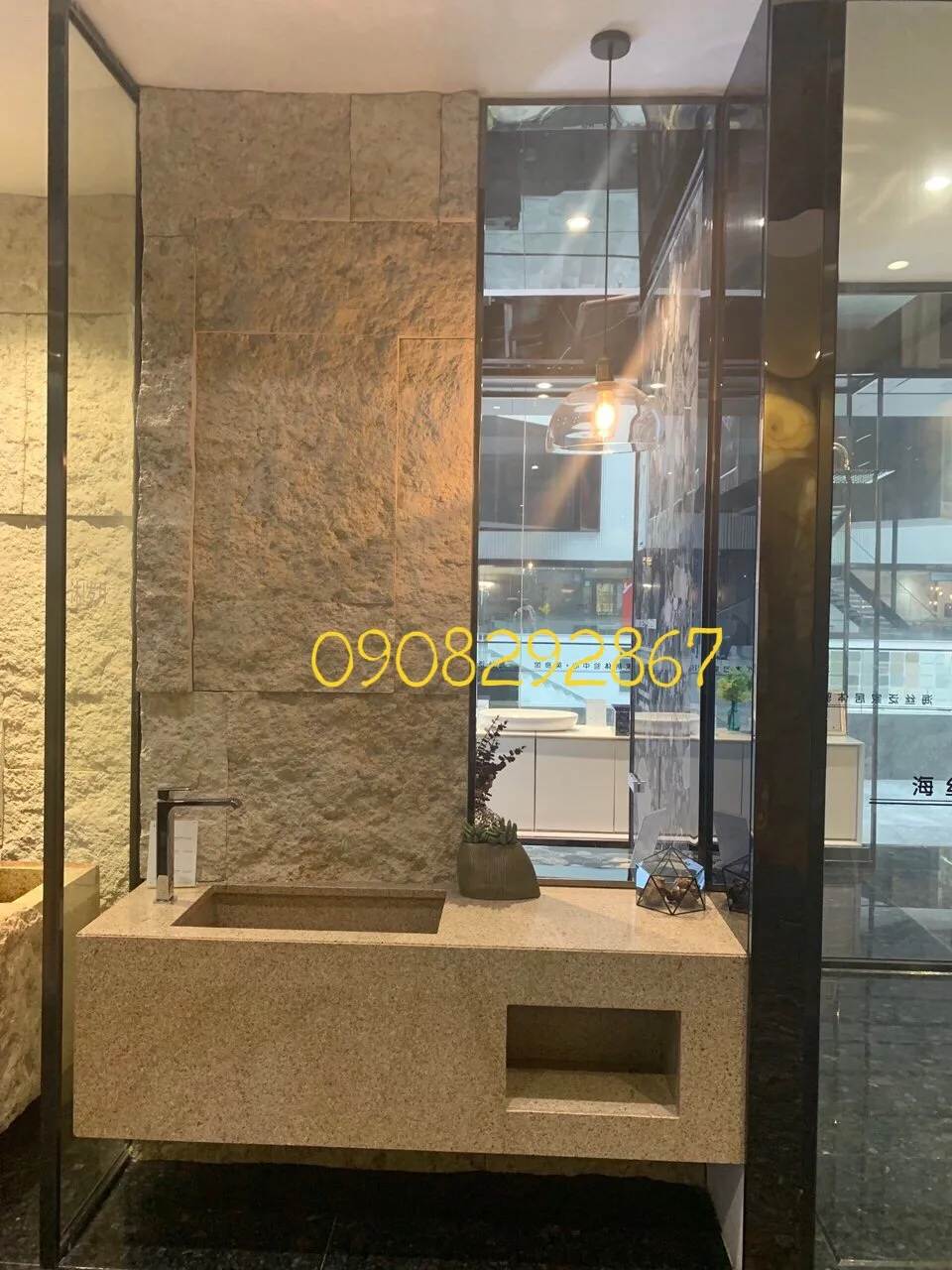 Đá Hoa Cương Ốp Lavabo