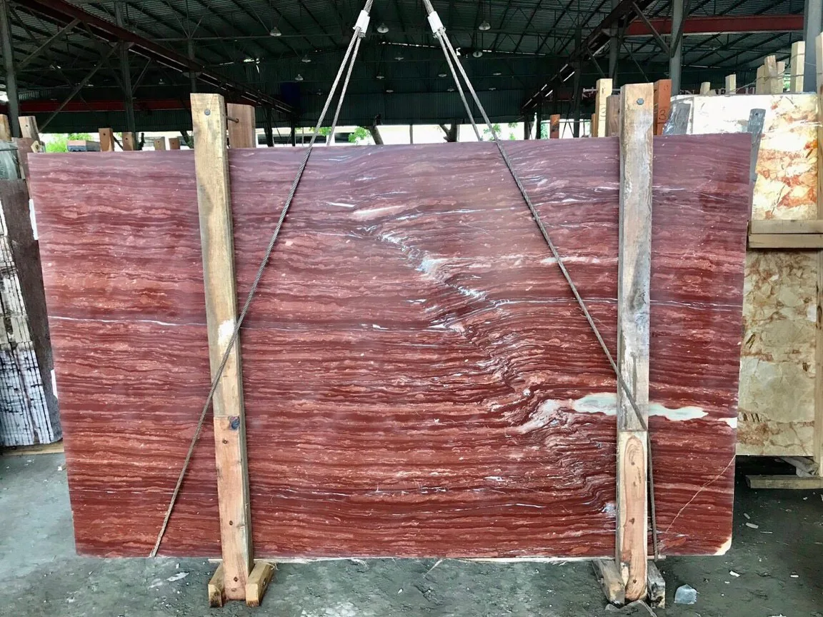 Đá Red Traventin