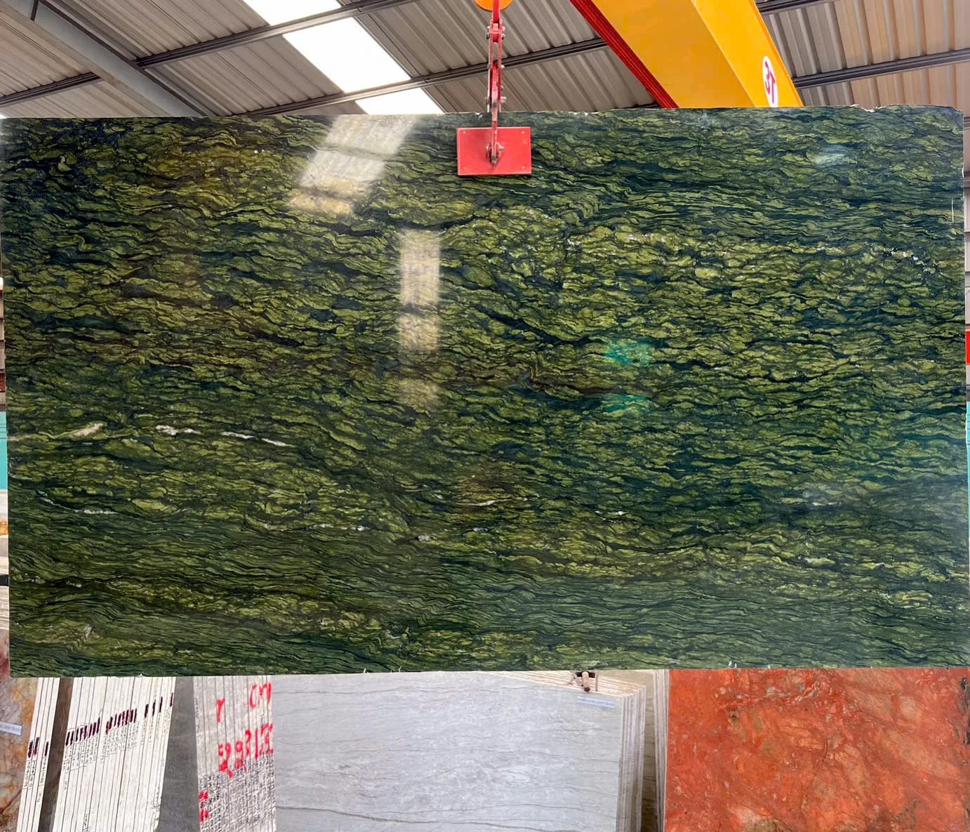 Đá Thạch Anh Picasso Green