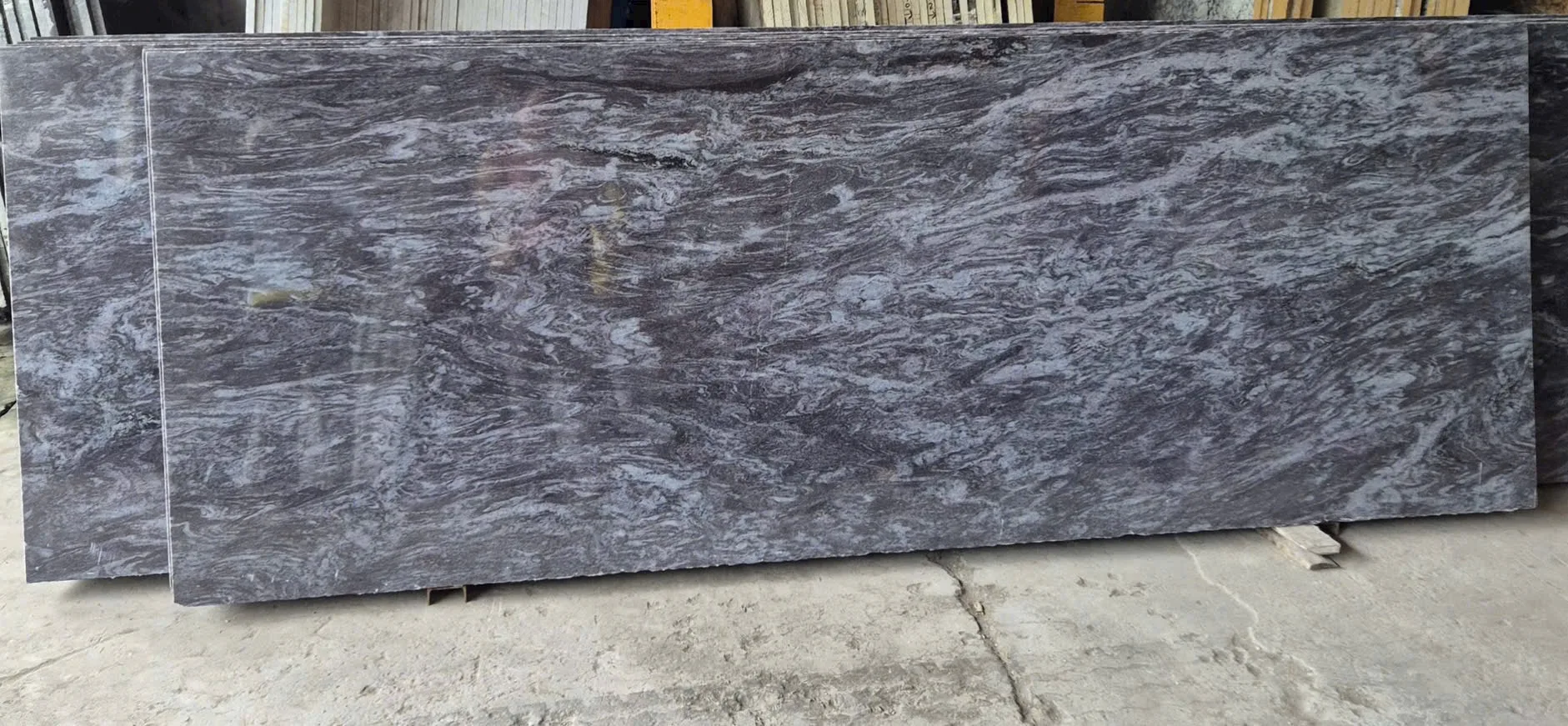 Đá Tím Glitter Grey